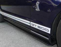 10 - 12 Mustang Carbon Fiber Side Skirts