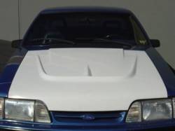 87 - 93 Ford Mustang Fiberglass Hood