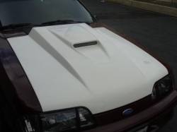 87 - 93 Ford Mustang Fiberglass Hood