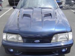 87 - 93 Ford Mustang Fiberglass Hood