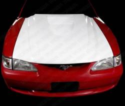 94 - 98 Mustang Cobra R 2000 Fiberglass Hood