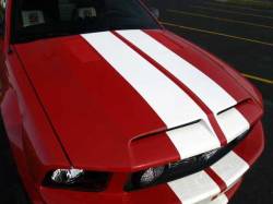 05 - 09 Mustang V6/GT Ram Air Fiberglass GTS3 Hood