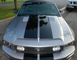 2005 - 2009 Mustang GT500 Style Fiberglass Hood