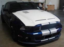 2010 - 2014 Mustang Shelby Styled GT500 Styled Venom Fiberglass Hood