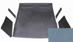 Headliner & Related - Coupe - TMI Products - 67 - 68 Mustang Coupe 1-piece Headliner Blue Vinyl