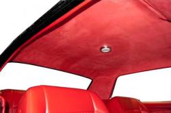 Headliner & Related - Coupe - TMI Products - 67 - 68 Mustang Coupe 1 Piece Headliner, Red