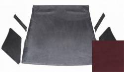 67 - 68 Mustang Coupe 1 Piece Unisuede Headliner, Dark Red