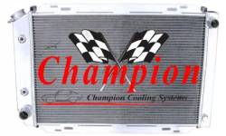 Champion Cooling - 80 - 93 Ford Mustang Champion Radiator 4 Row Core - Image 2