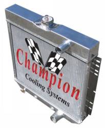 Champion Cooling - 67 - 70 Mustang Radiator Passenger Side Outlet - Image 2