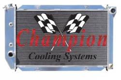 Champion Cooling - 71 - 73 Mustang Champion Radiator 3 Row Core - Image 2