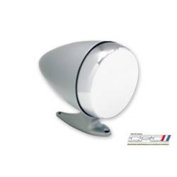 65 - 68 Mustang Bullet Style Mirror Drivers Side, Argent Silver