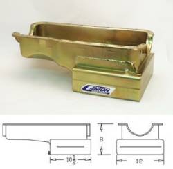 64 - 73 Mustang 351W Front Sump 12" Wide RR Pan