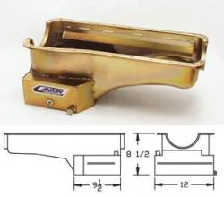 64 - 73 Mustang Canton BBF Front Sump RR T Oil Pan