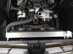 C & R Racing - 64 - 66 Mustang Crossflow Aluminum Radiator Module, Extruded Tubes, Dual Puller Fan Module, SBF - Image 3