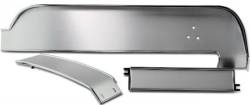 67-68 Mustang 3 Piece Deluxe Aluminum Dash Panels