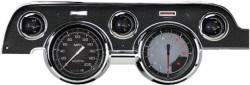 67 - 68 Mustang 5 Gauge Instrument Cluster, Grey