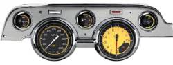 67 - 68 Mustang 5 Gauge Instrument Cluster, Yellow