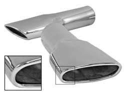 1967 - 1970 Mustang Concours Exhaust Tips (Pair)