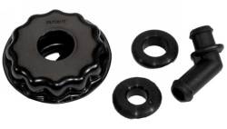 70- 73 Mustang Oil Cap W/ PCV Elbow (Black)