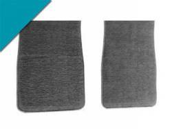 1964 - 1973 Mustang Carpet Floor Mats (Turquoise)