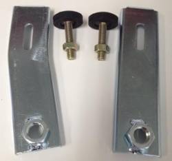 Stang-Aholics - 67 Mustang Hood Pin Brackets for Extended Shelby-Style Fiberglass Hood - Image 1