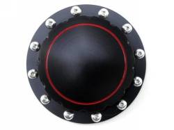 64 - 73 Mustang Billet Fuel Cap (Black, Plain Face)