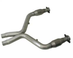 05 - 10 Mustang GT BBK Short X Pipe W/ Converters