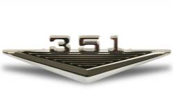 Emblems - Fender - Scott Drake - 64 - 66 Mustang 351 Fender Emblem