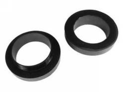 1964 - 1973 Mustang Coil Spring Insulators, 1 Inch Tall, (Black Polyurethane)