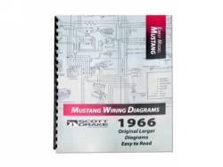 1966 Mustang Wiring Diagram Manual (Large Format)