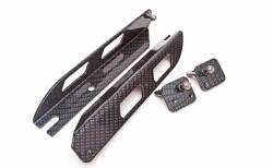 MRT - 05 - 13 Mustang MRT Hood Struts-Black Carbon Fiber - Image 1