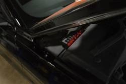 MRT - 2015+ Mustang MRT No-Drill Hood Struts-Black Carbon Fiber - Image 3