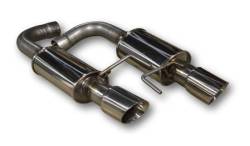 MRT - 15 Mustang GT MRT Interceptor Axle Back Exhaust, Black - Image 2