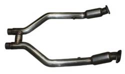 Mid Pipes - H-Pipes - MRT - 11-13 Mustang V6 MRT MaxFlow H-Pipe Exhaust,w/Cats