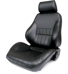 Procar - Mustang ProCar Rally Smooth Back Seat, BLACK Vinyl, Right - Image 3