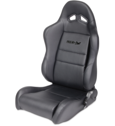 Seats & Components - Aftermarket Seats - Procar - Mustang Procar Sportman Black Vinyl Seat, Right