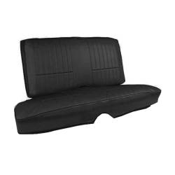 Procar - 65 - 67 Mustang Coupe Procar RALLY  Rear Seat Upholstery, Black LEATHER - Image 1