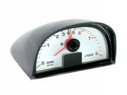 1965 - 1970 Mustang  Hood Mounted Tach (White Face)