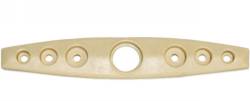 Steering Wheel & Related - Horn & Related - Scott Drake - 68 - 69 Mustang Horn Panel Center Pad, PARCHMENT