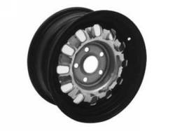 1968 - 1969 Mustang  Styled Steel Wheel (14x6 Black Rim)