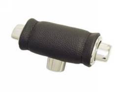 Console & Related - Shifter & Related - Scott Drake - 68-69 Mustang Deluxe Shift Handle Leather (Black)