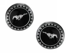 Scott Drake - 1969 - 1970 Mustang Fastback Roof Pillar Ornaments, Running Pony - Image 1