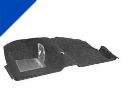 65-68 Mustang Coupe Molded Carpet Kit (Bright Blue)
