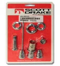 Scott Drake - 65 - 66 Mustang Deluxe Dash Bezel & Knob Kit - Image 2