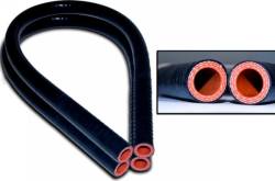 64 - 68 Mustang Silicone Heater Hose, BLACK