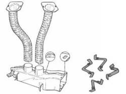 Scott Drake - 64-66 Mustang Defroster Duct Kit - Image 3