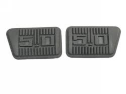 65-68 Mustang 5.0 Brake & Clutch Pedal Pads (Set)