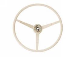 65-66 Mustang Standard Steering Wheel (White)