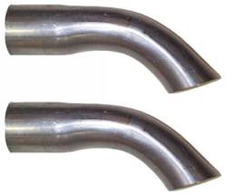 65 - 66 Mustang Exhaust Tips ( Turned Down Tips)