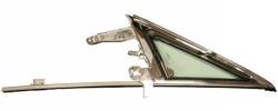 Window Glass - Vent Glass - Scott Drake - 64 - 66 Mustang Vent Window Frame Assembly, Complete, Tinted Glass (LH) 